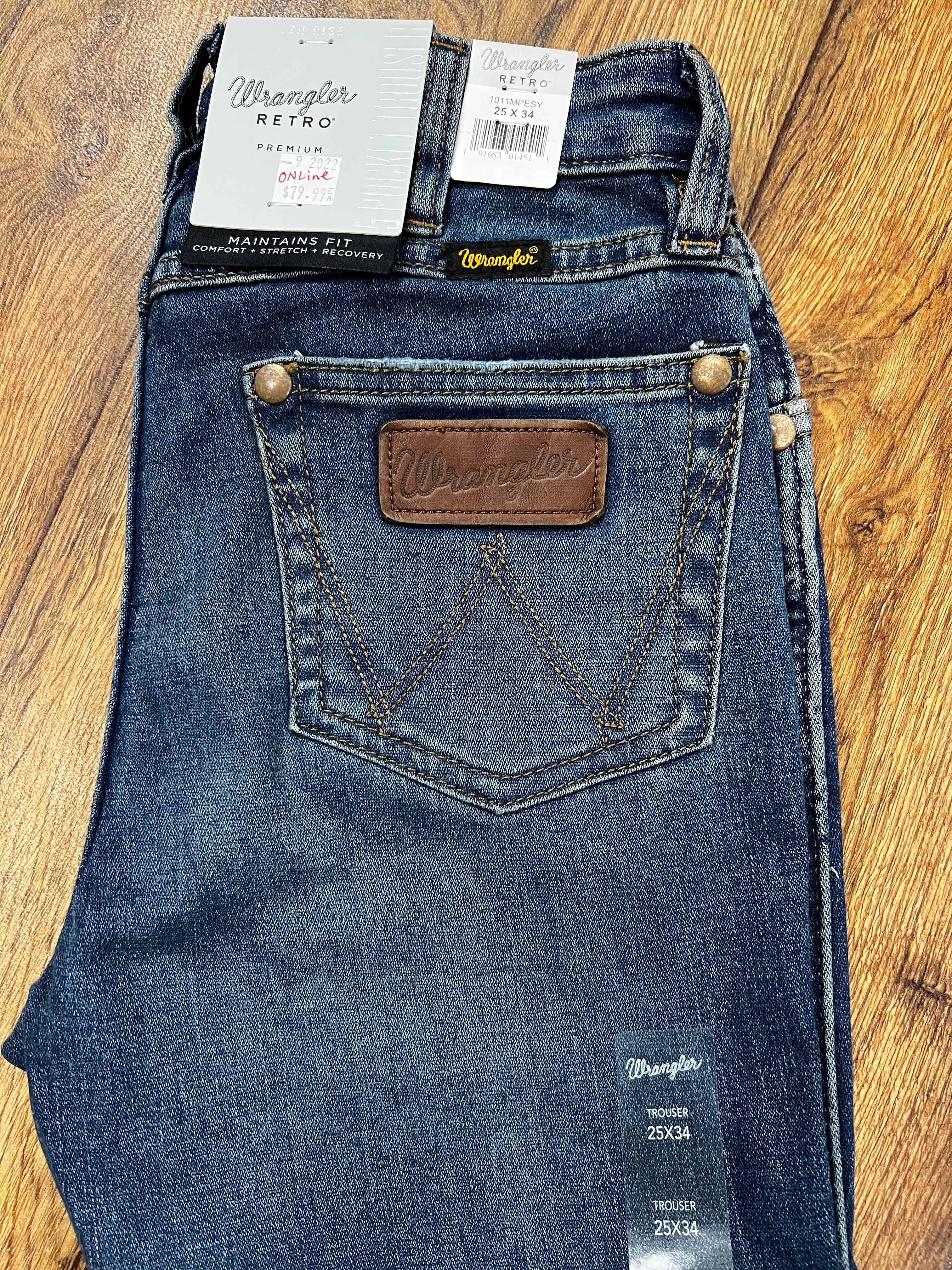 Wrangler® Retro® Premium Trouser Jean - High Rise - Shelby