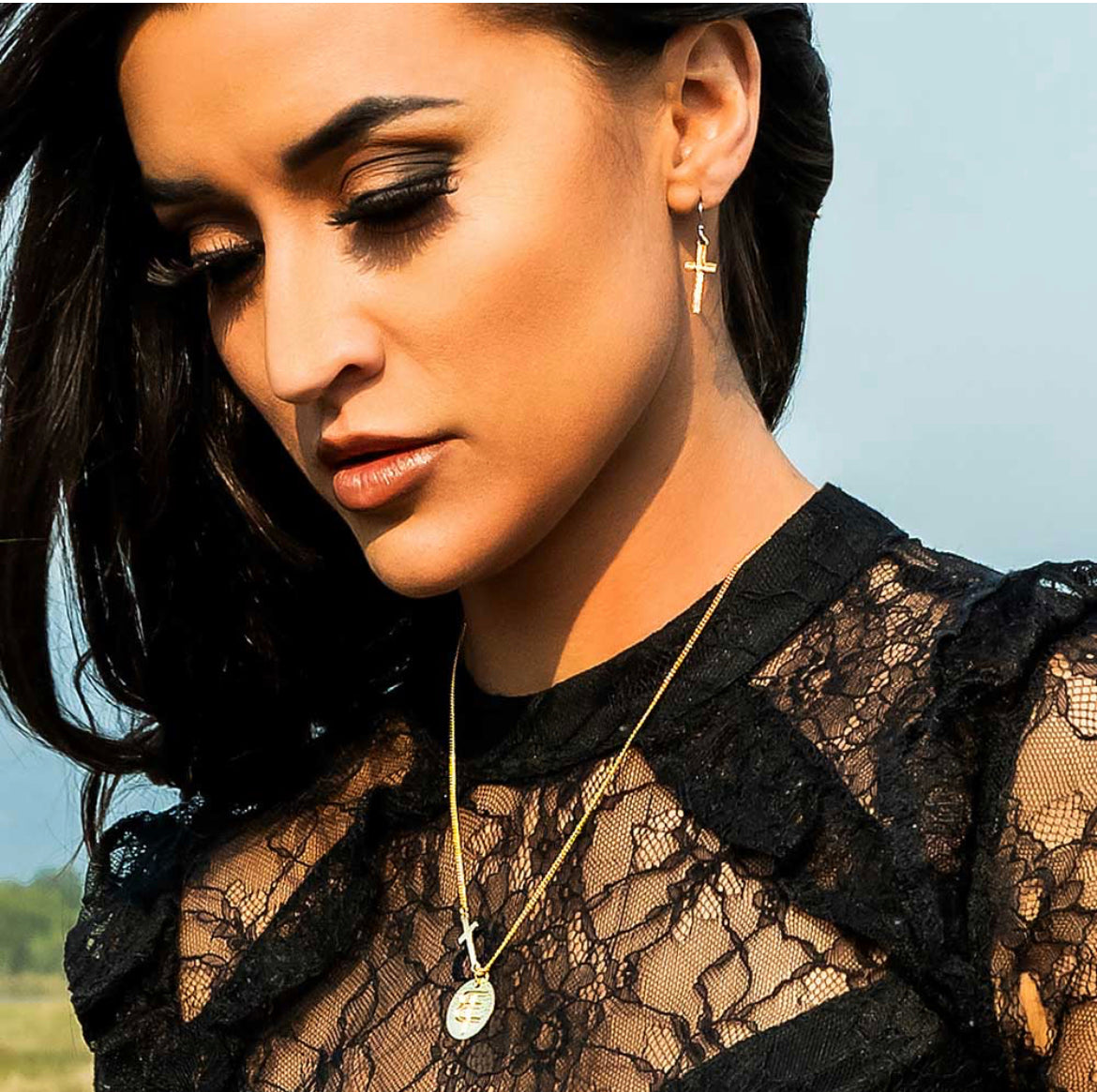 Montana Silversmiths Everlasting Faith Warrior Collections Gold Necklace