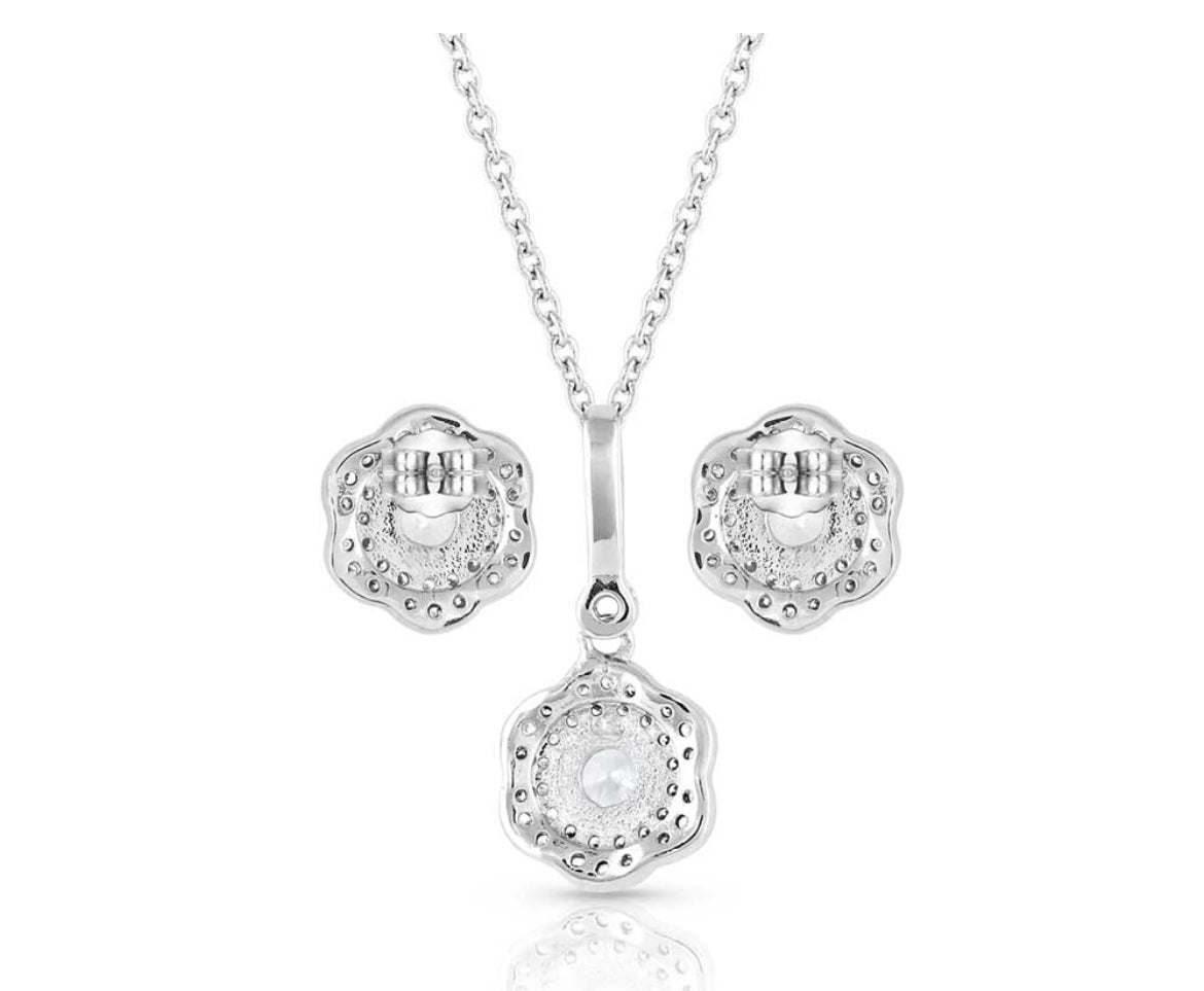 Petals in the Moonlight Crystal Jewelry Set