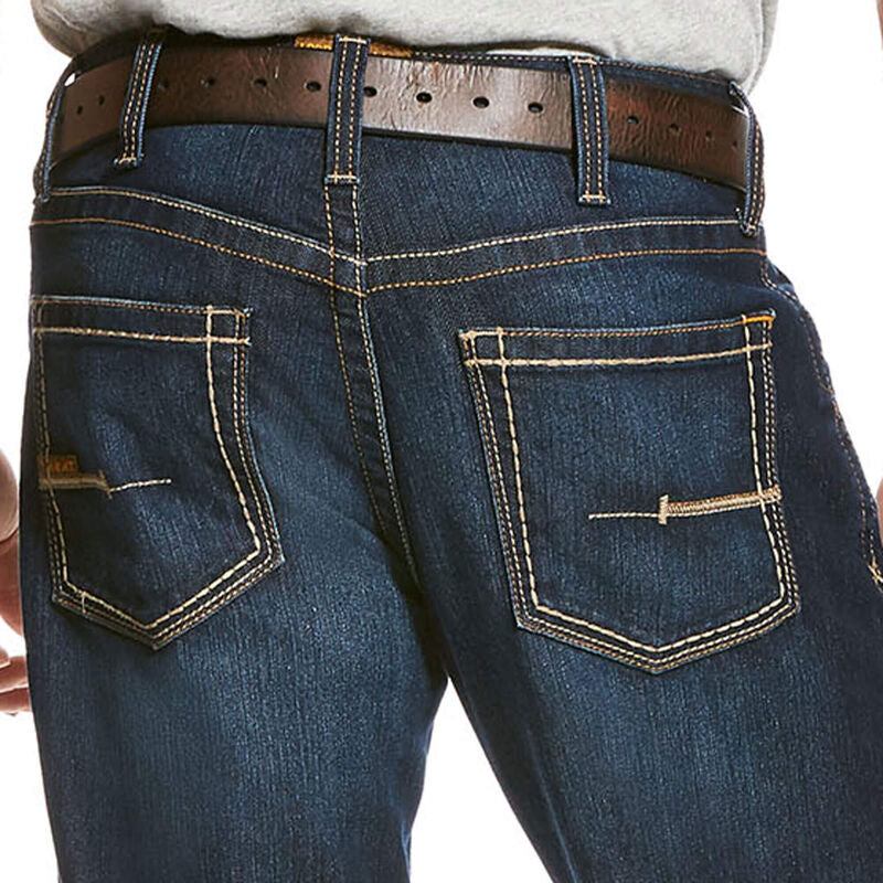 Ariat Men’s Rebar M4 Relaxed DuraStretch Edge Boot Cut Jean (2608)