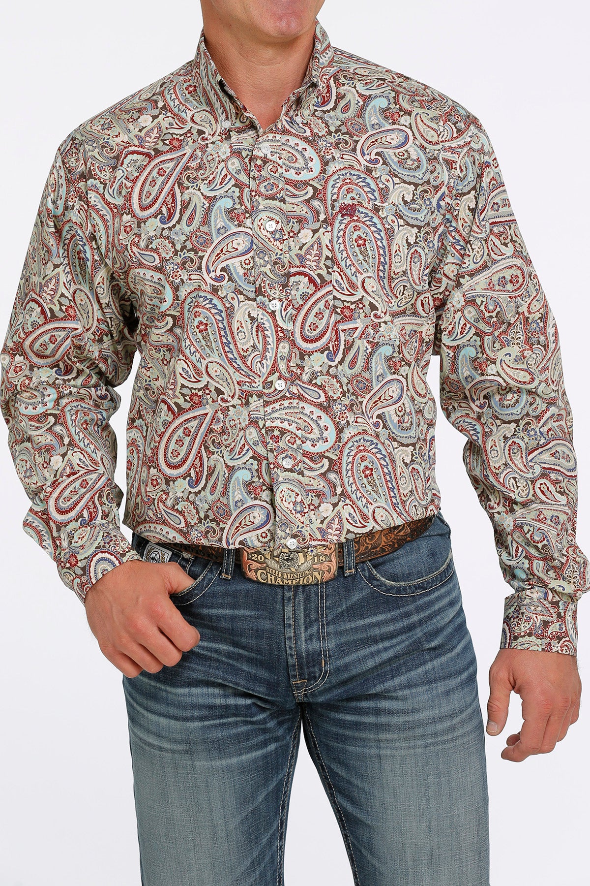 Men’s Cinch Paisley Shirt (5426)