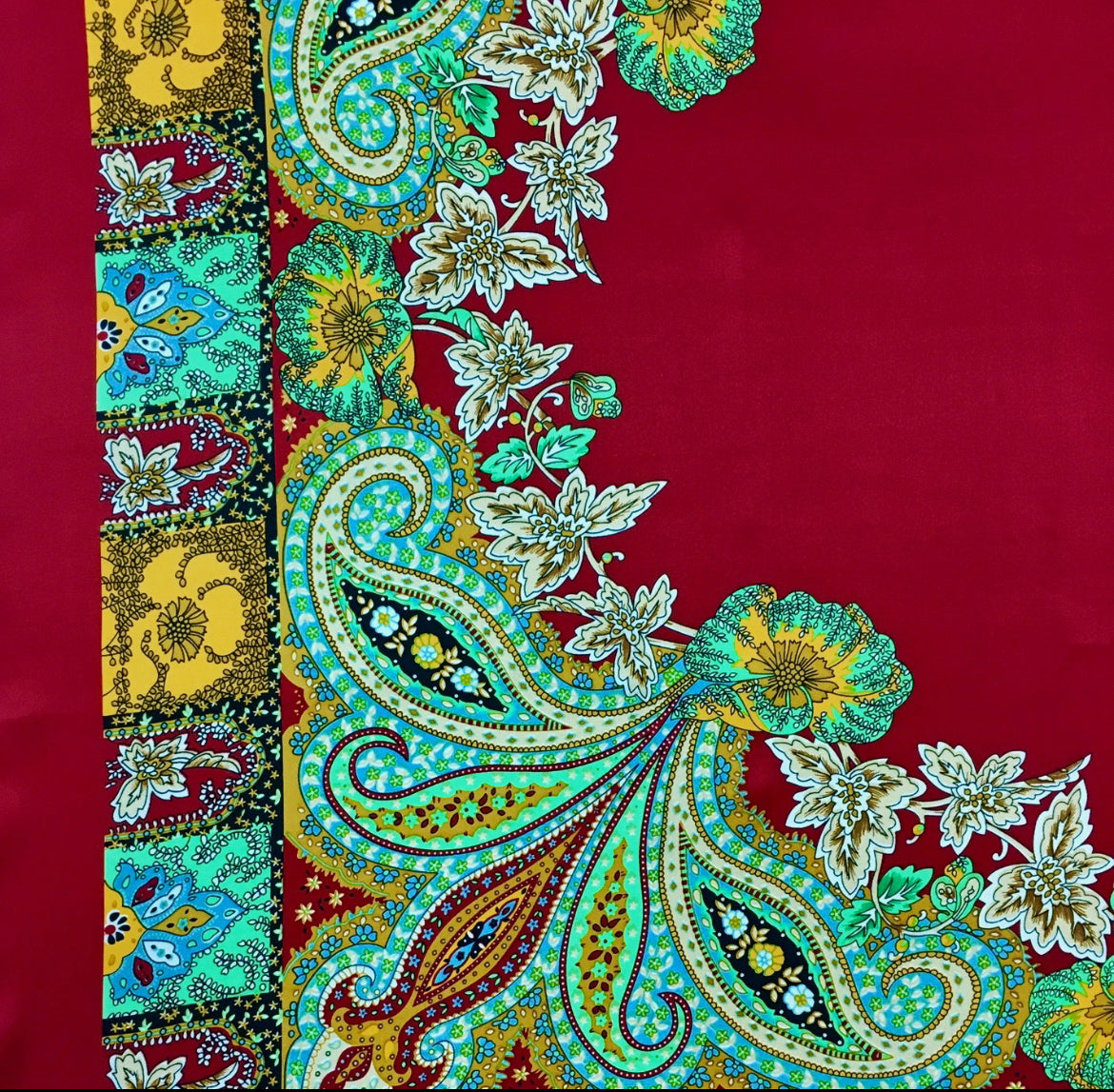 Wyoming Traders Charmeuse Print Wild Rags