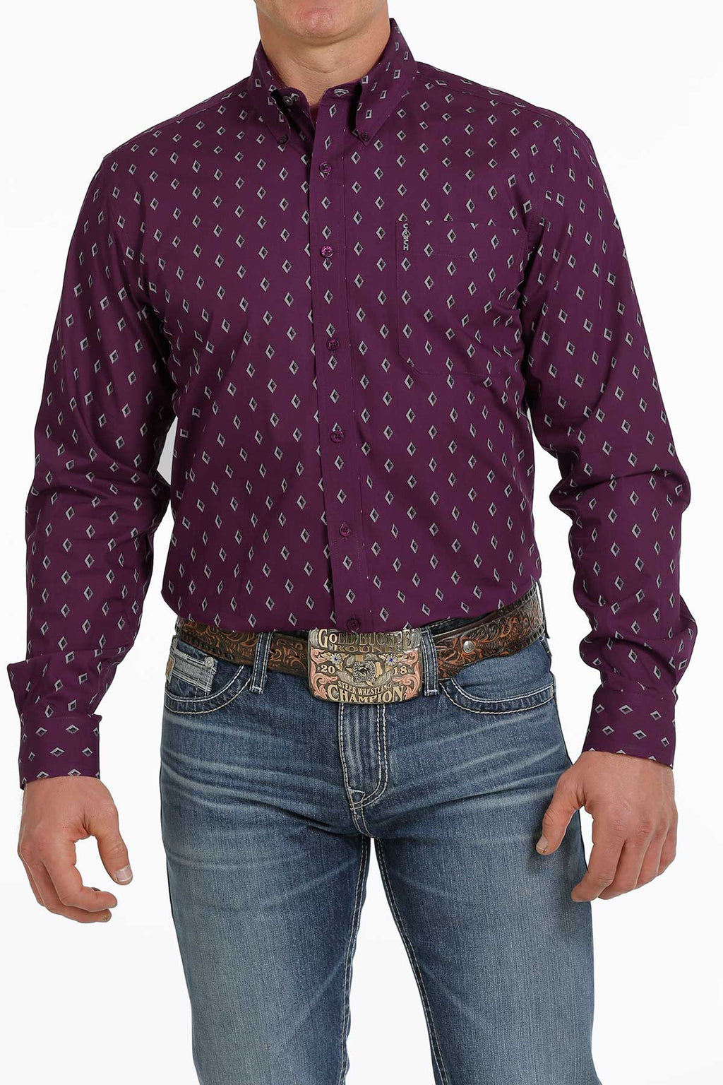 Cinch Modern Fit Purple Shirt (7037)