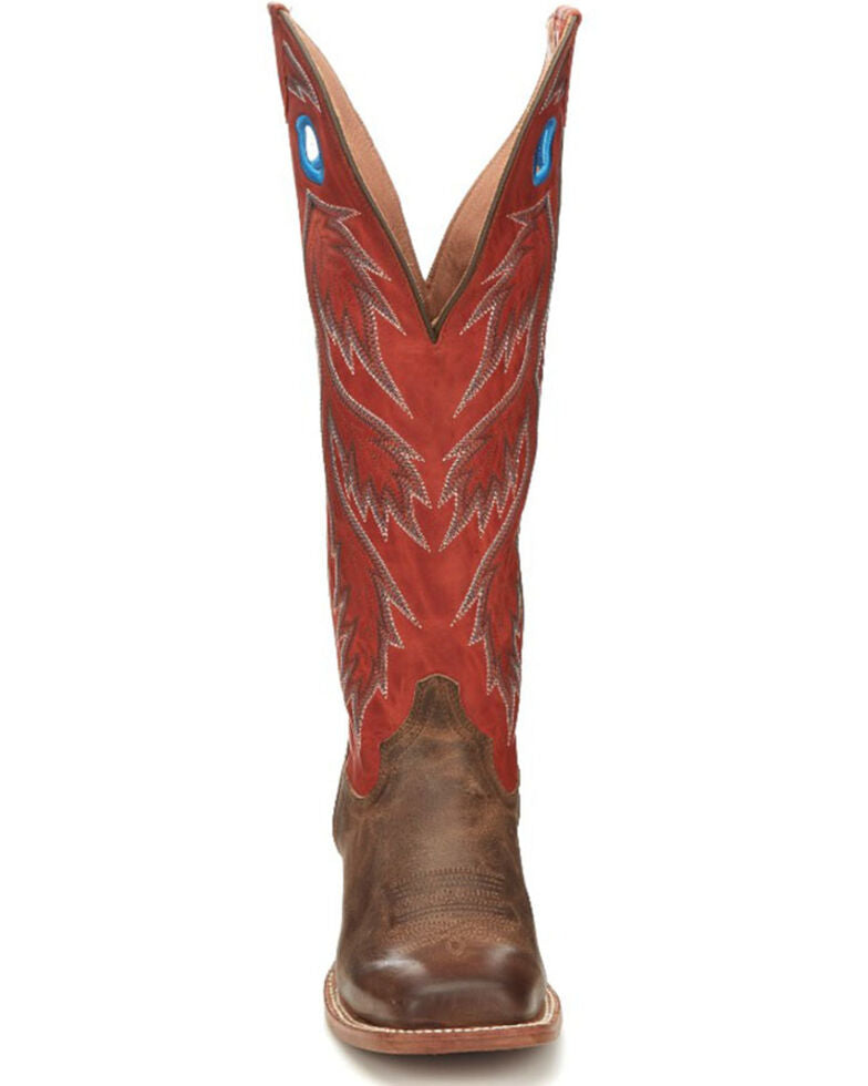 TONY LAMA MEN'S COLBURN WESTERN BOOTS - WIDE SQUARE TOE (sa2000)