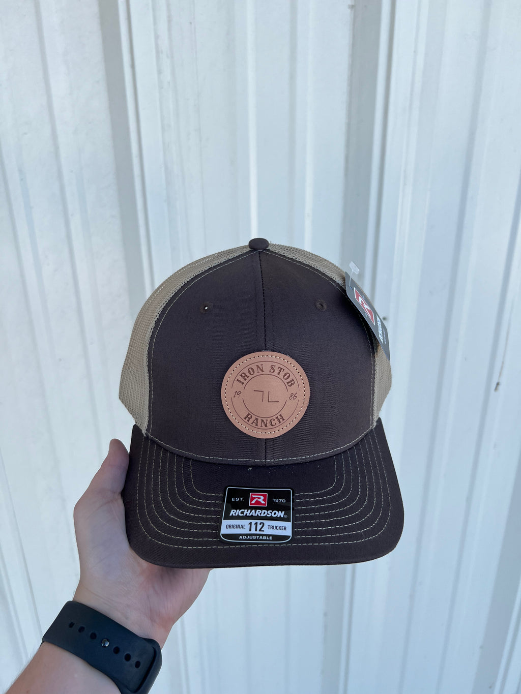 Iron Stob Ranch Leather Patch Cap