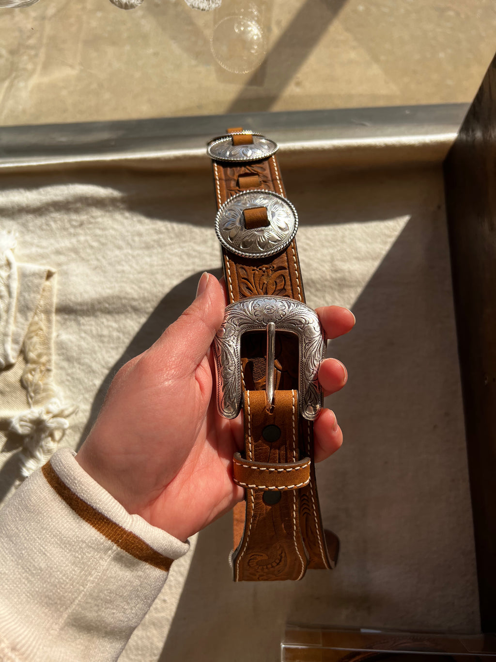 Tony Lama Women’s Concho Belt (c51309)