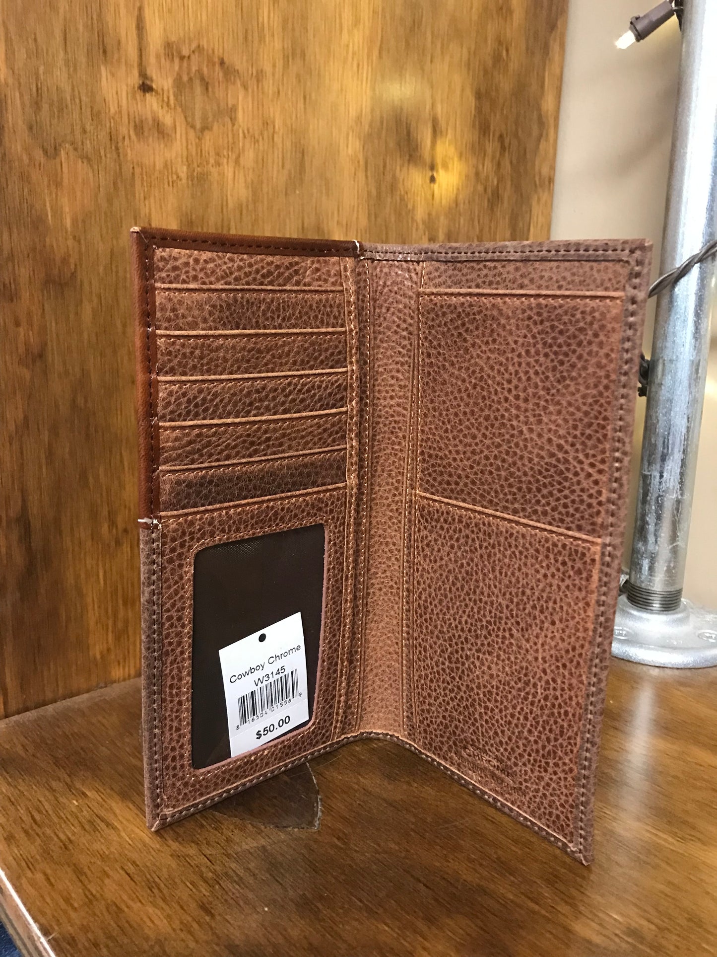 Cowboy Chrome Wallet (W3145)