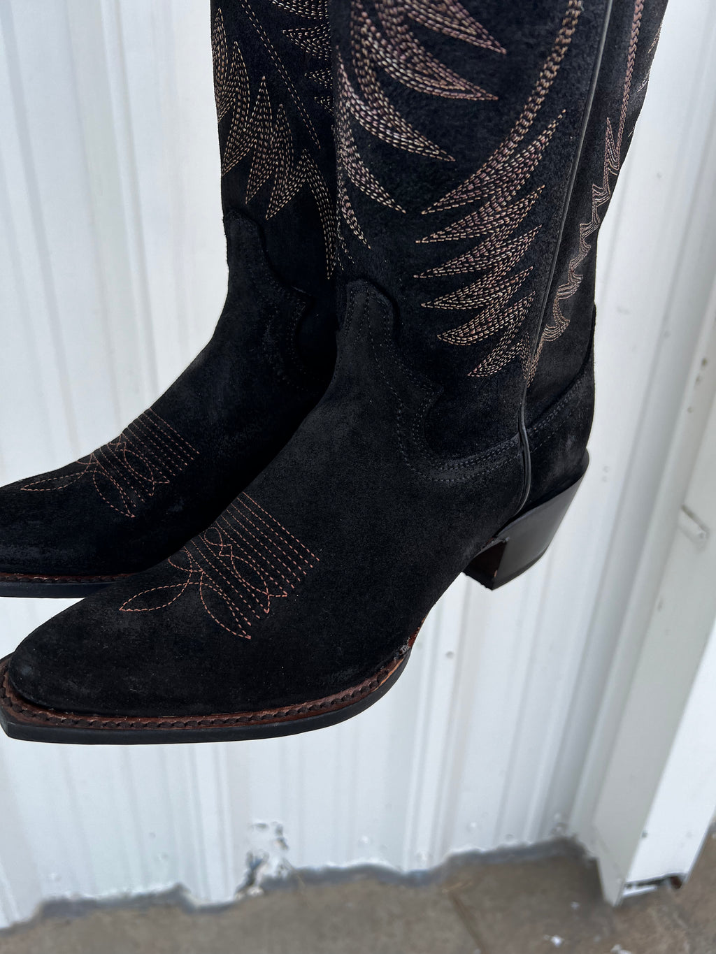 Women’s Justin Clara Black Suede Boots