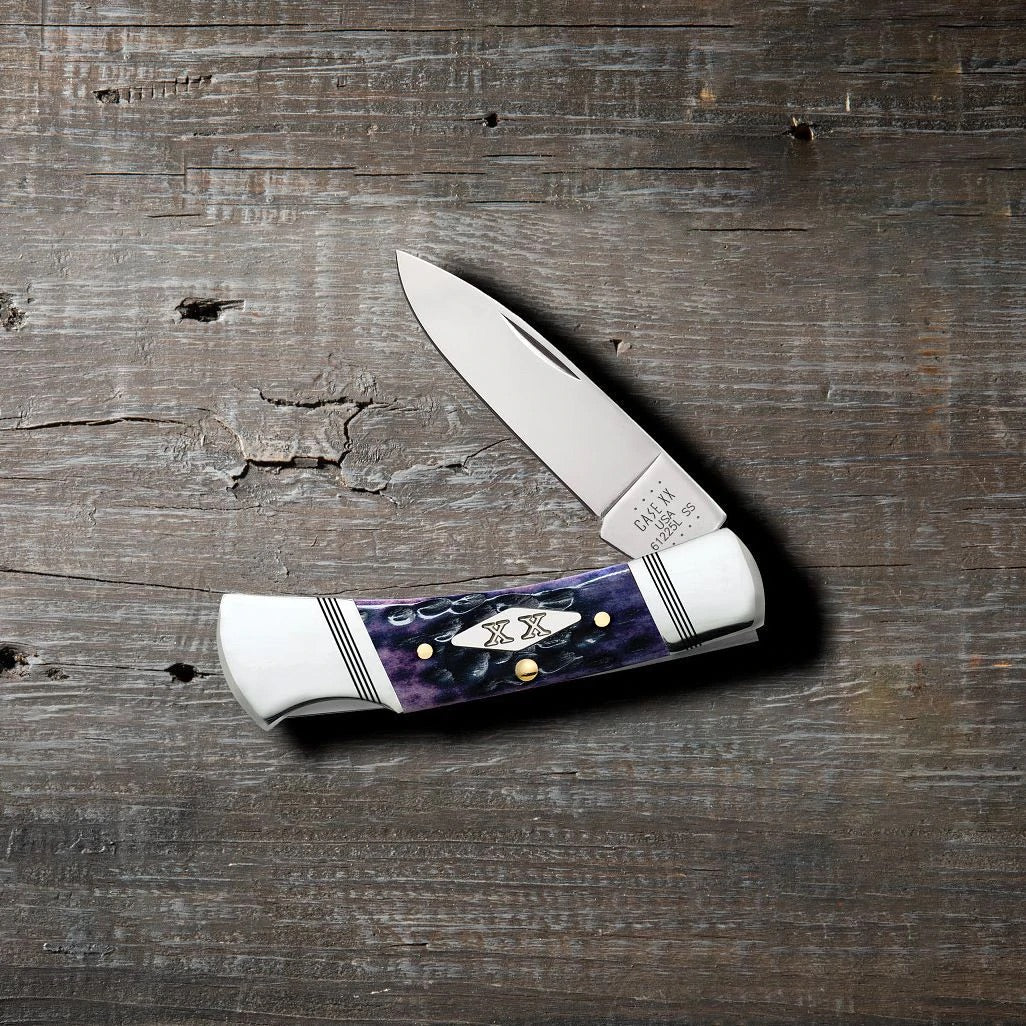 Case Purple Bone Standard Jig Lockback (31621)