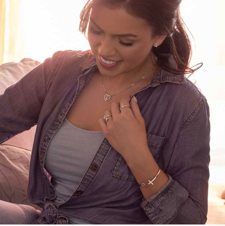 Faith Within Crystal Necklace (ffnc5536)