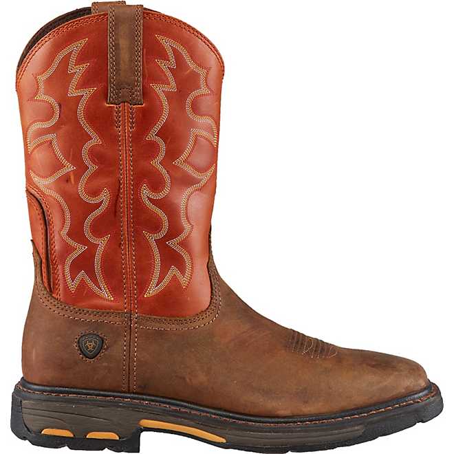 Ariat Men’s WorkHog Wide Square Soft Toe Work Boot (5888)