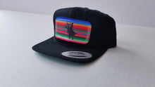 Load image into Gallery viewer, THE TWISTED FILLY CLOTHING CO. Serape Bucking Bull - Toddler Snapback Hat - Black
