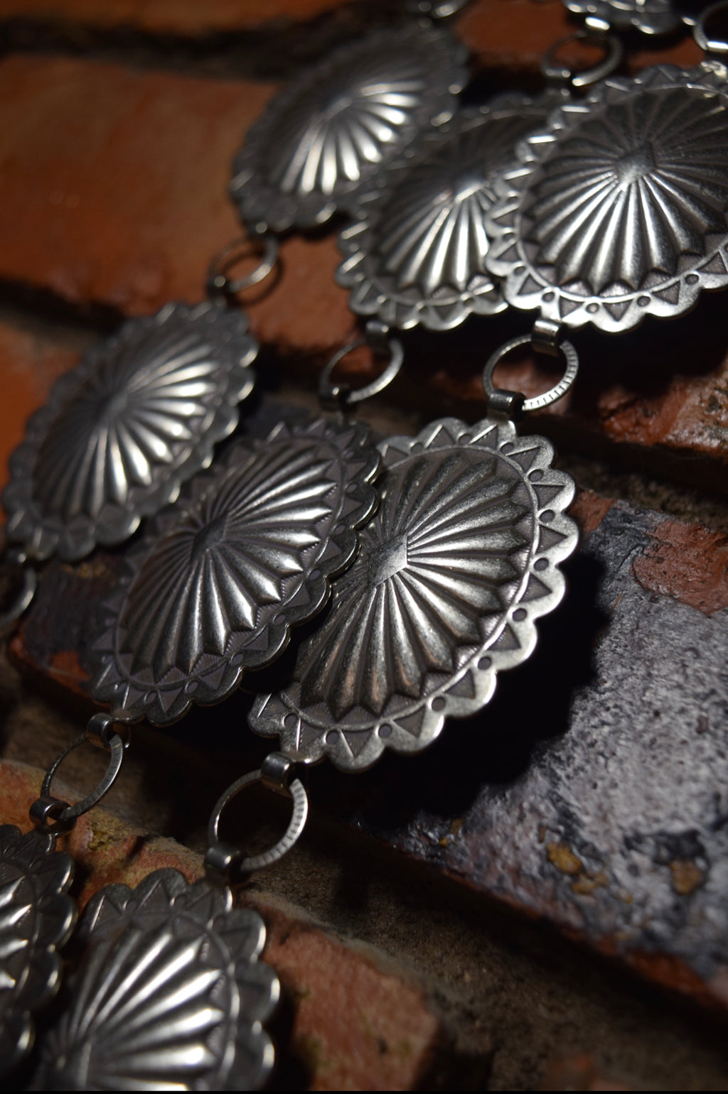 Tara Nickel Silver Concho Belt