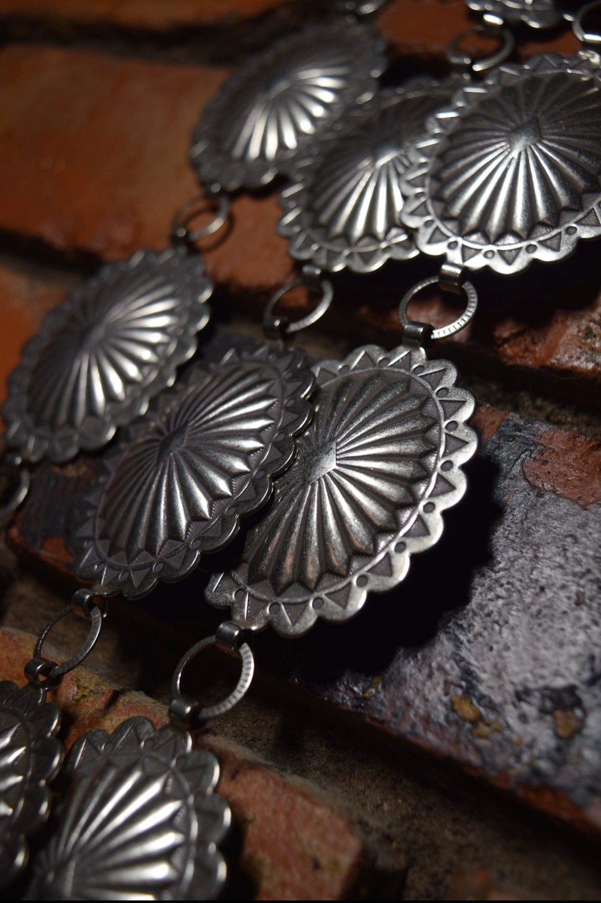 Tara Nickel Silver Concho Belt