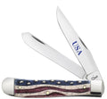 Star Spangled Embellished Smooth Natural Bone Trapper(64132)