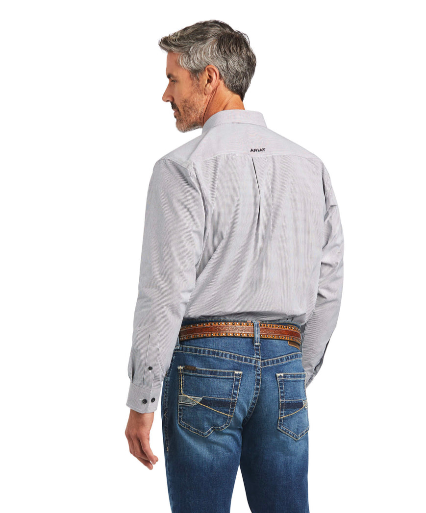 Ariat Mens Pro Series Dayne Mini Stripe Classic Fit Shirt