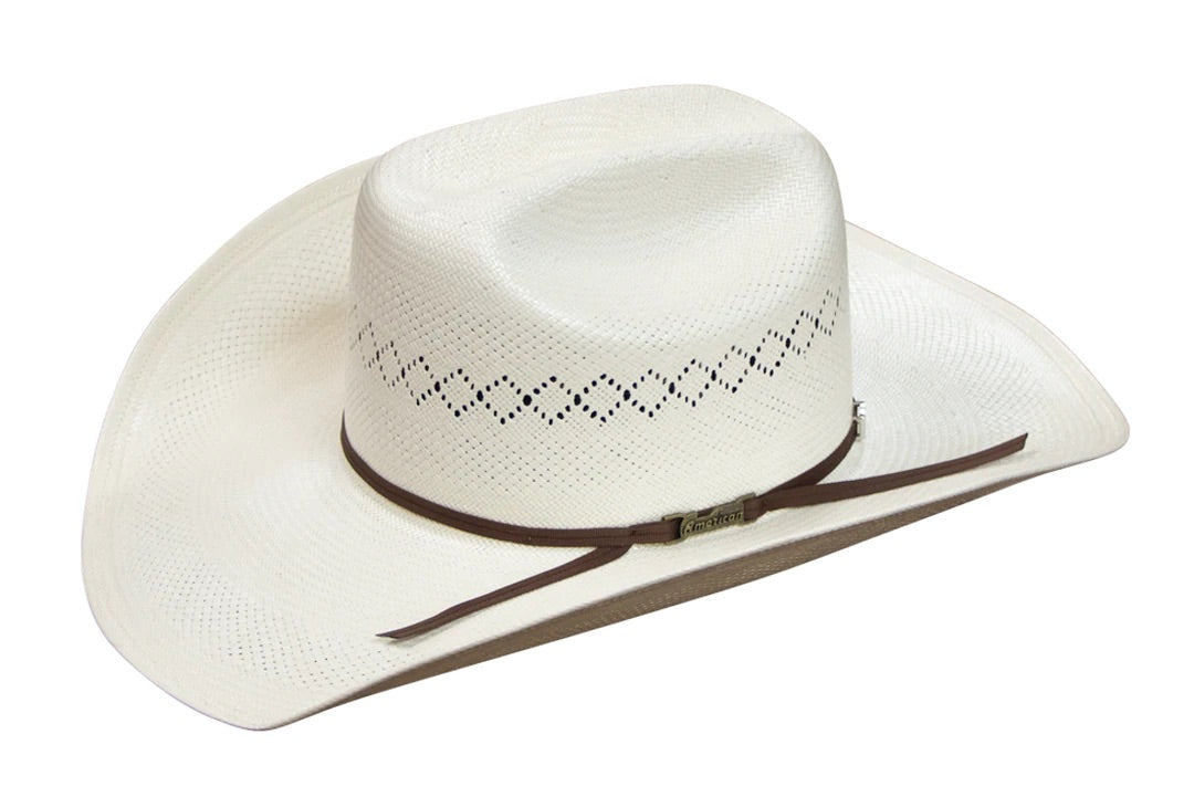 American Vented Straw Hat (8400)