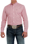 Cinch Modern Fit Red Patterned Shirt (7023)
