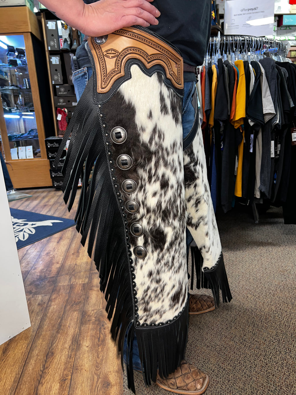 Rockin’ Y Saddlery Adult Large Hair On Chinks