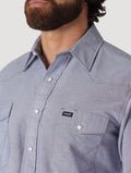 COWBOY CUT® WORK WESTERN CHAMBRAY LONG SLEEVE SHIRT(70130mw)