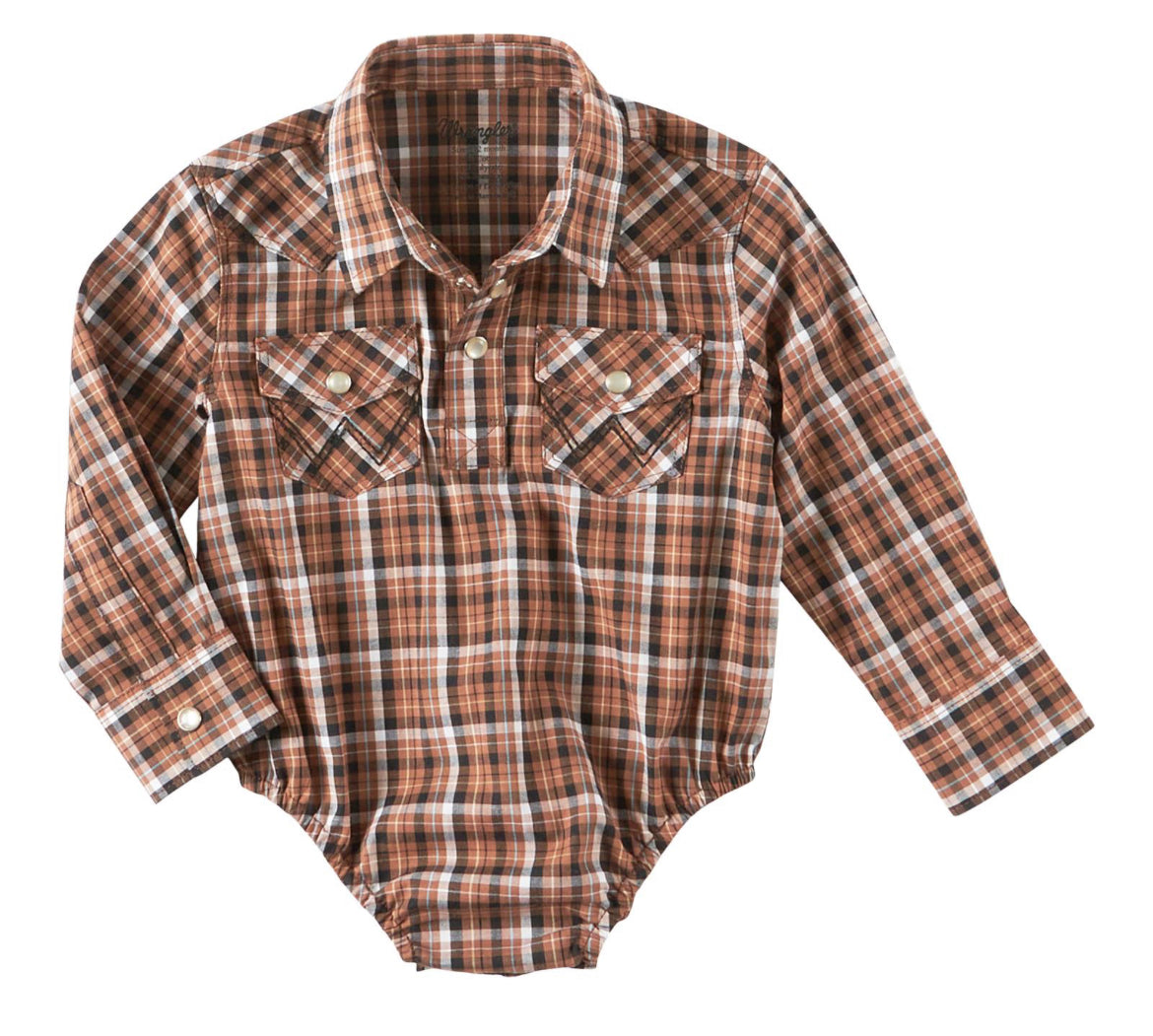 Wrangler® Baby Boy Bodysuit - Brown