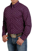 Cinch Modern Fit Purple Shirt (7037)