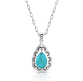 Montana Silversmiths Roadrunner Turquoise Necklace (NC5129)