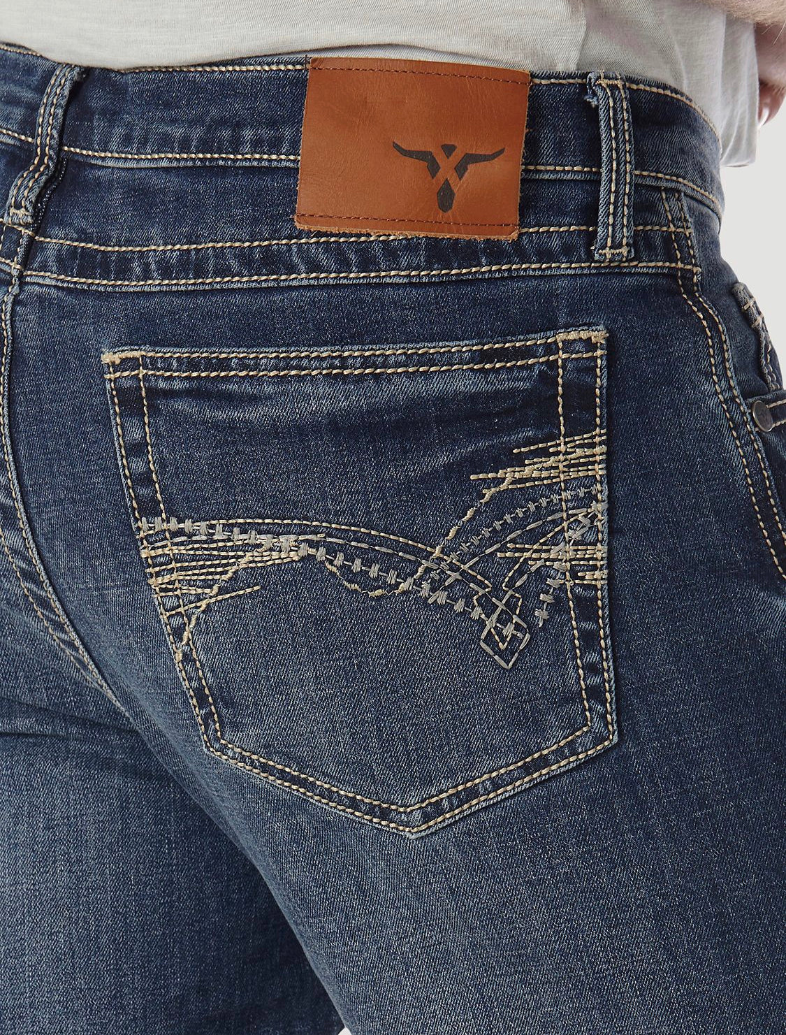 MEN’S WRANGLER® 20X® NO. 42 VINTAGE BOOTCUT JEAN IN MIDLAND COMFORT STRETCH (42mwxmd)