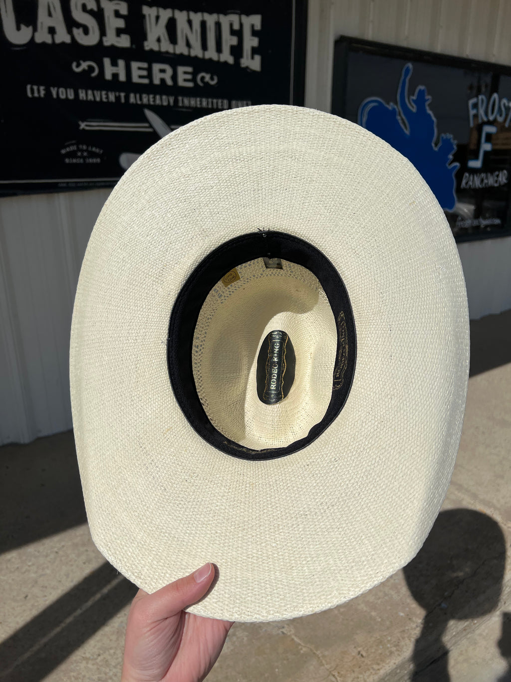 Rodeo King Quenten Heavy Duty Bangora Natural Straw Hat