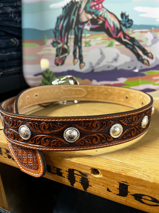 Tony Lama Silver Valley Belt (C42844)