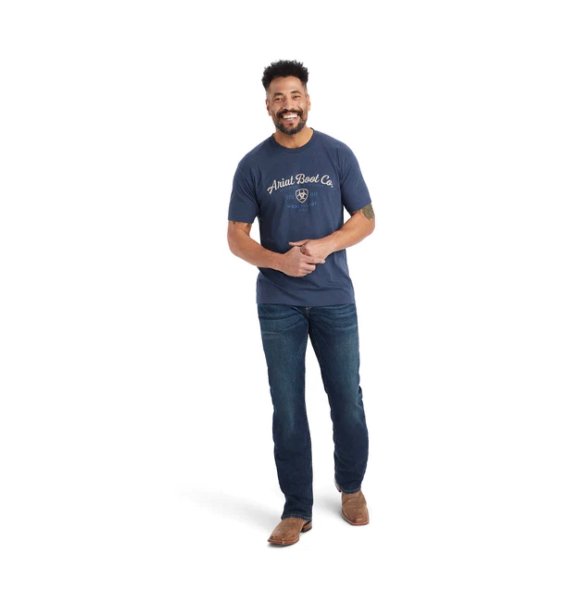 Ariat Navy Heather Type T-Shirt (2638)