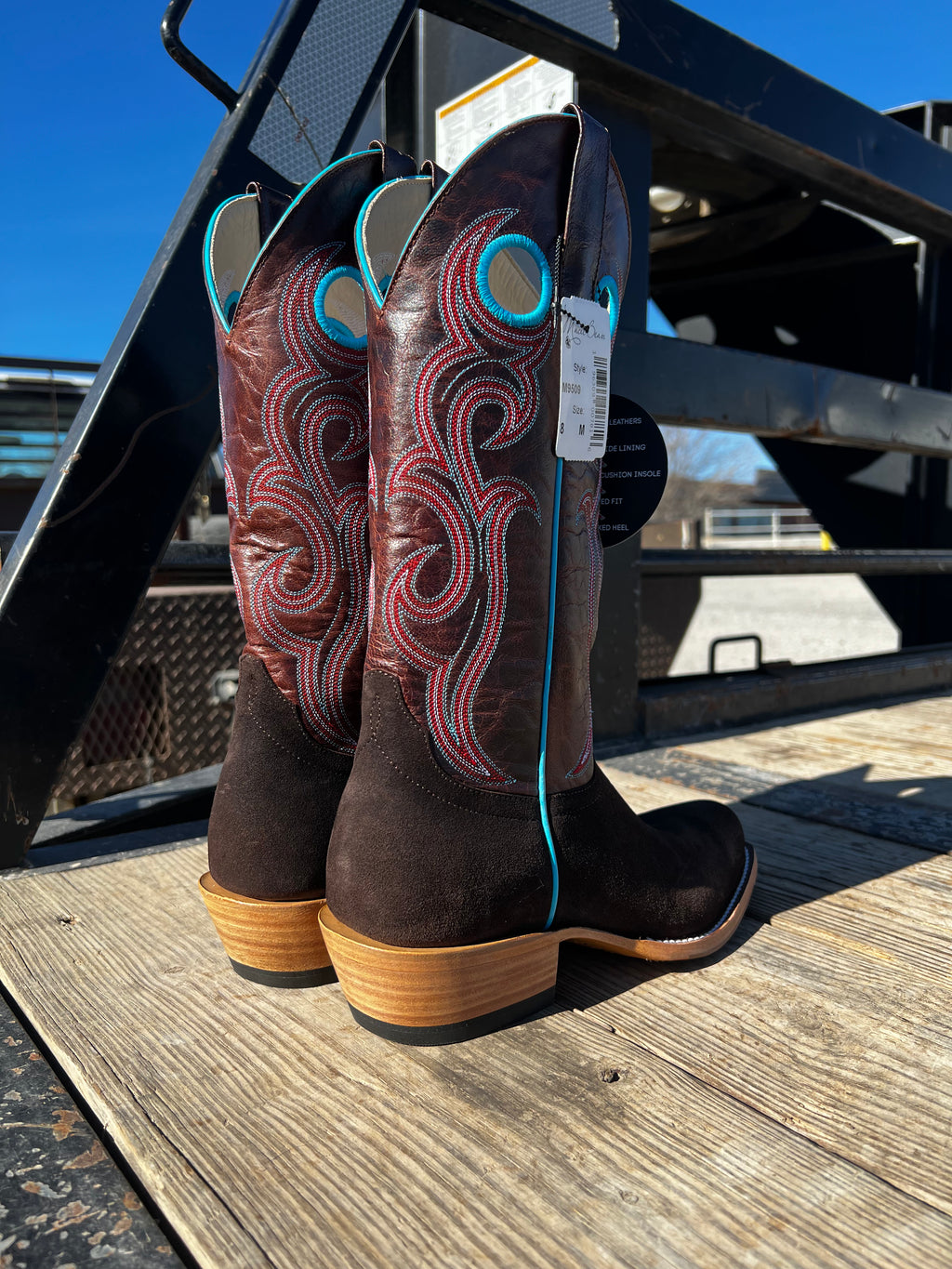 Macie Bean Chocolate Suede Boots (M9509)