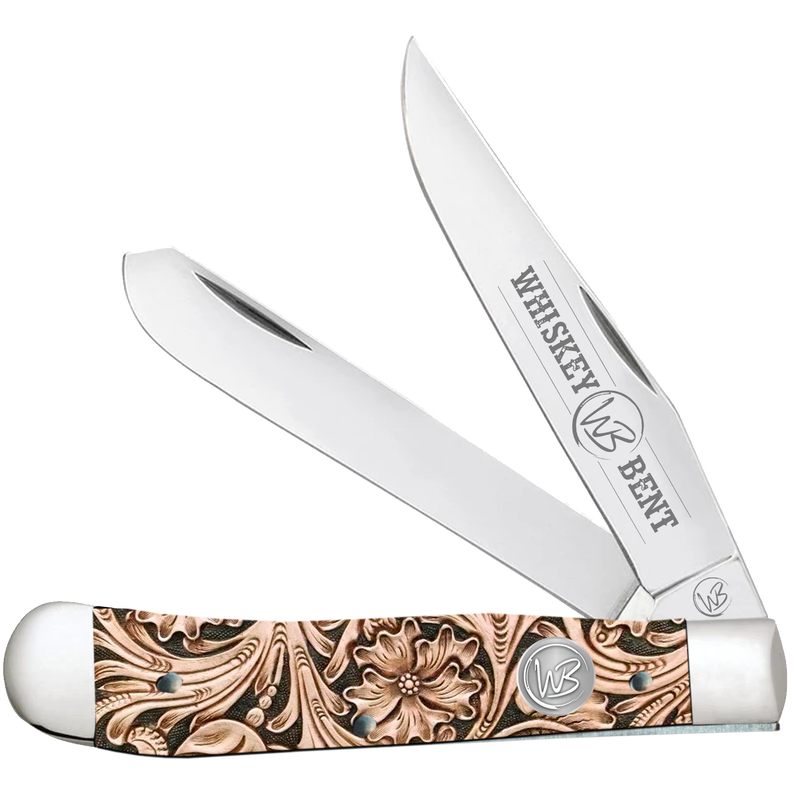 Whiskey Bent Floral Tooling Trapper