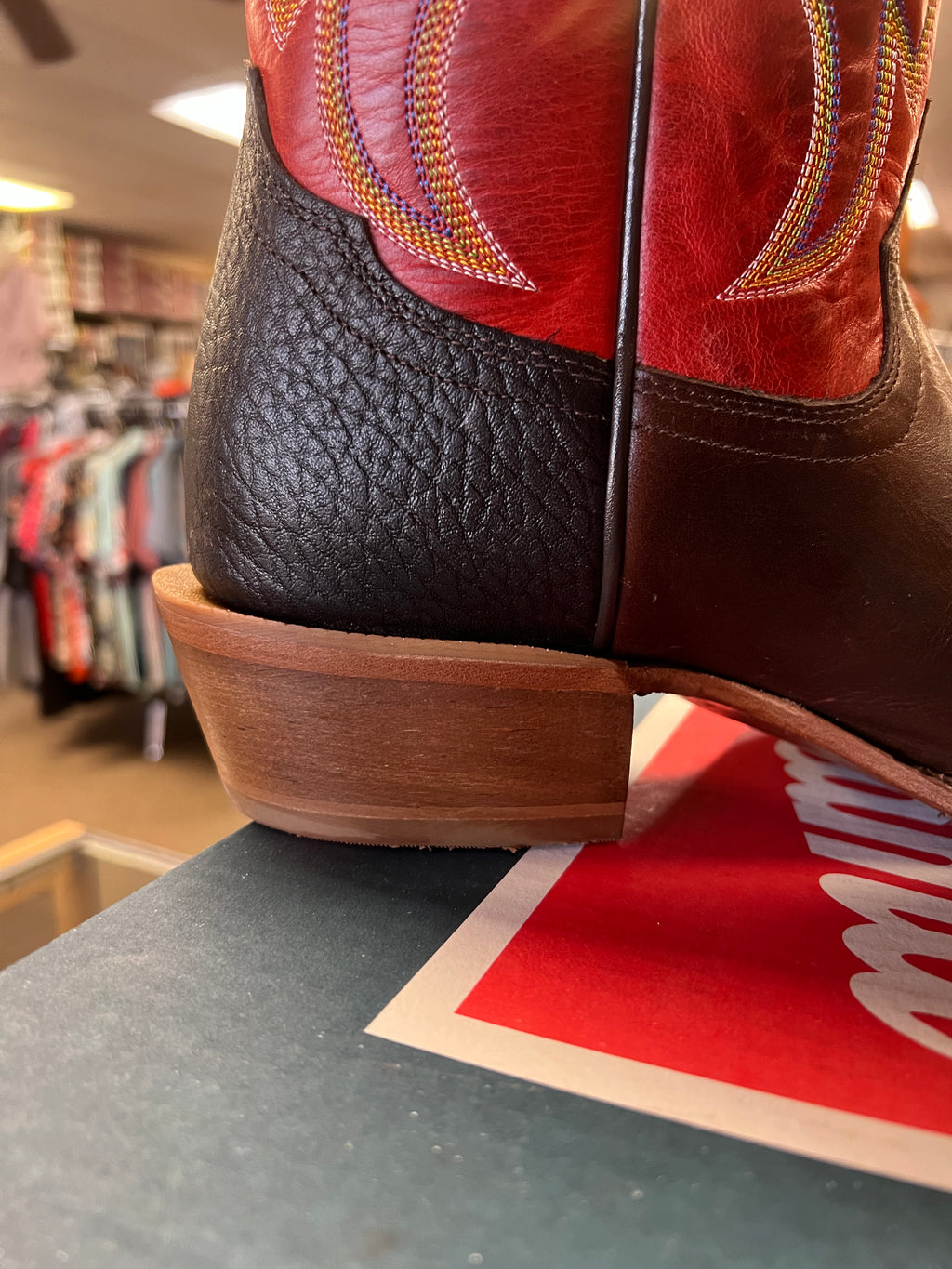 Tony Lama Ronan Chocolate Cowhide (SA2010)