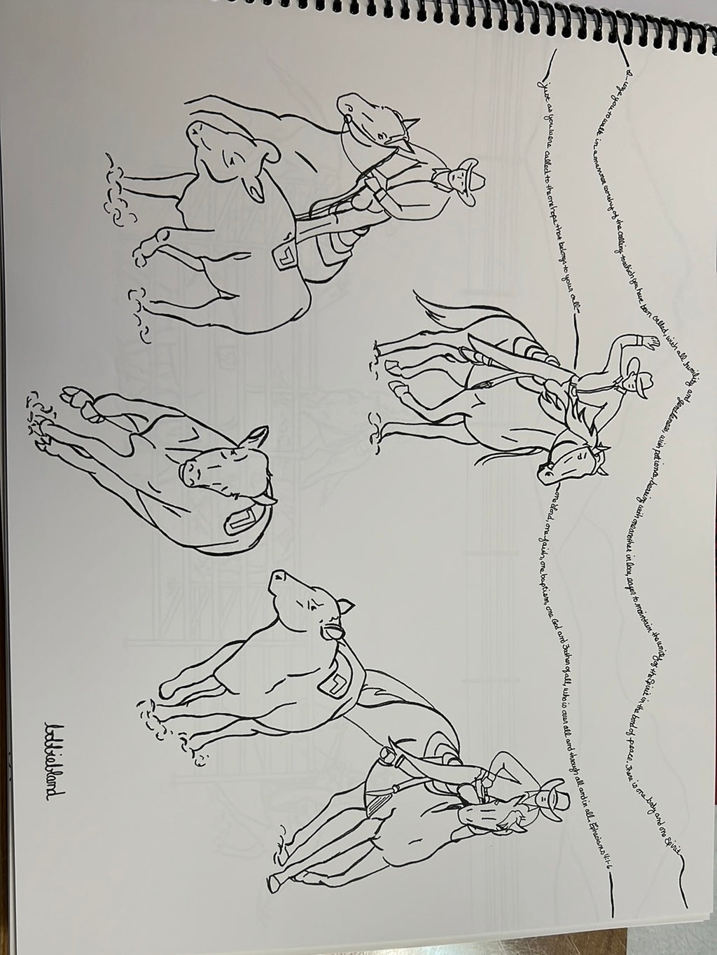 Little Punchers Coloring Book - Ranch Rodeo Edition by Bobbie Bland