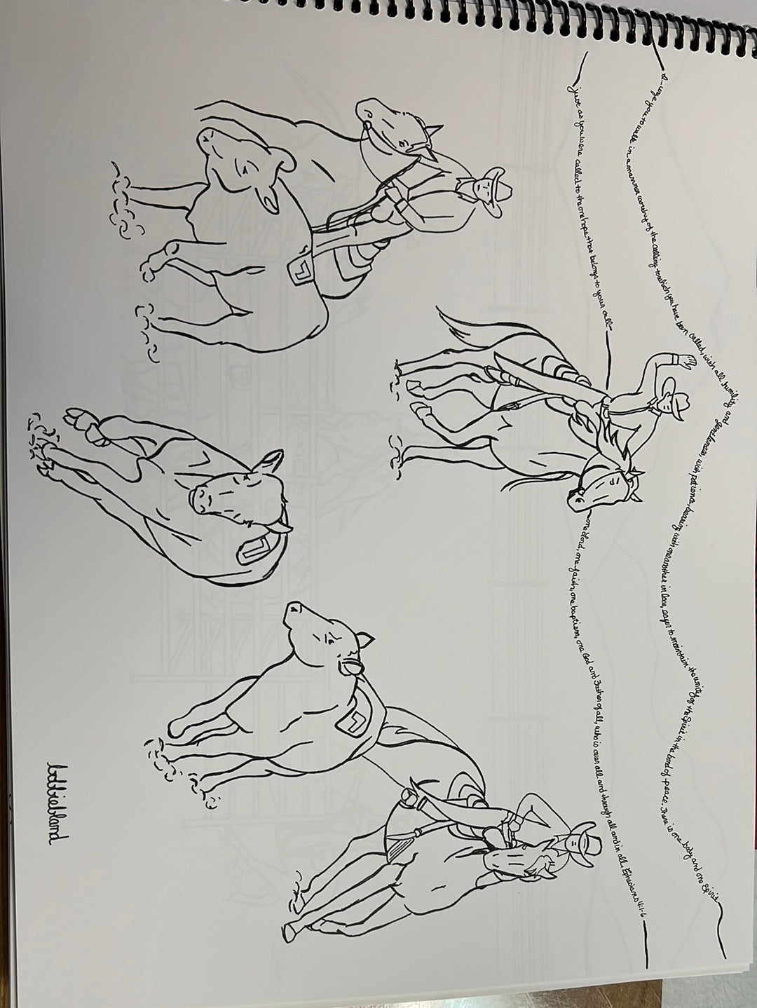 Little Punchers Coloring Book - Ranch Rodeo Edition by Bobbie Bland