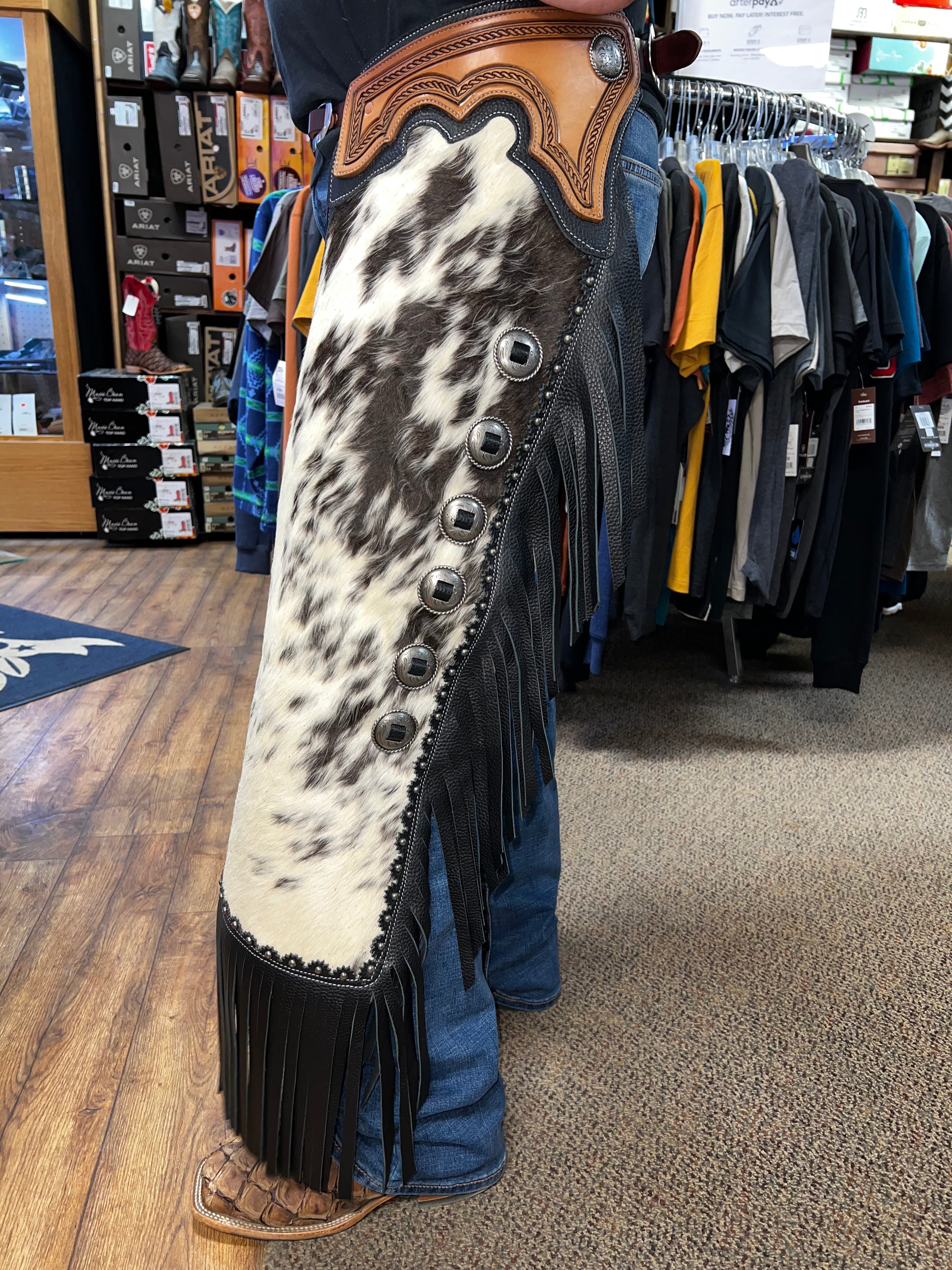 Rockin’ Y Saddlery Adult Large Hair On Chinks