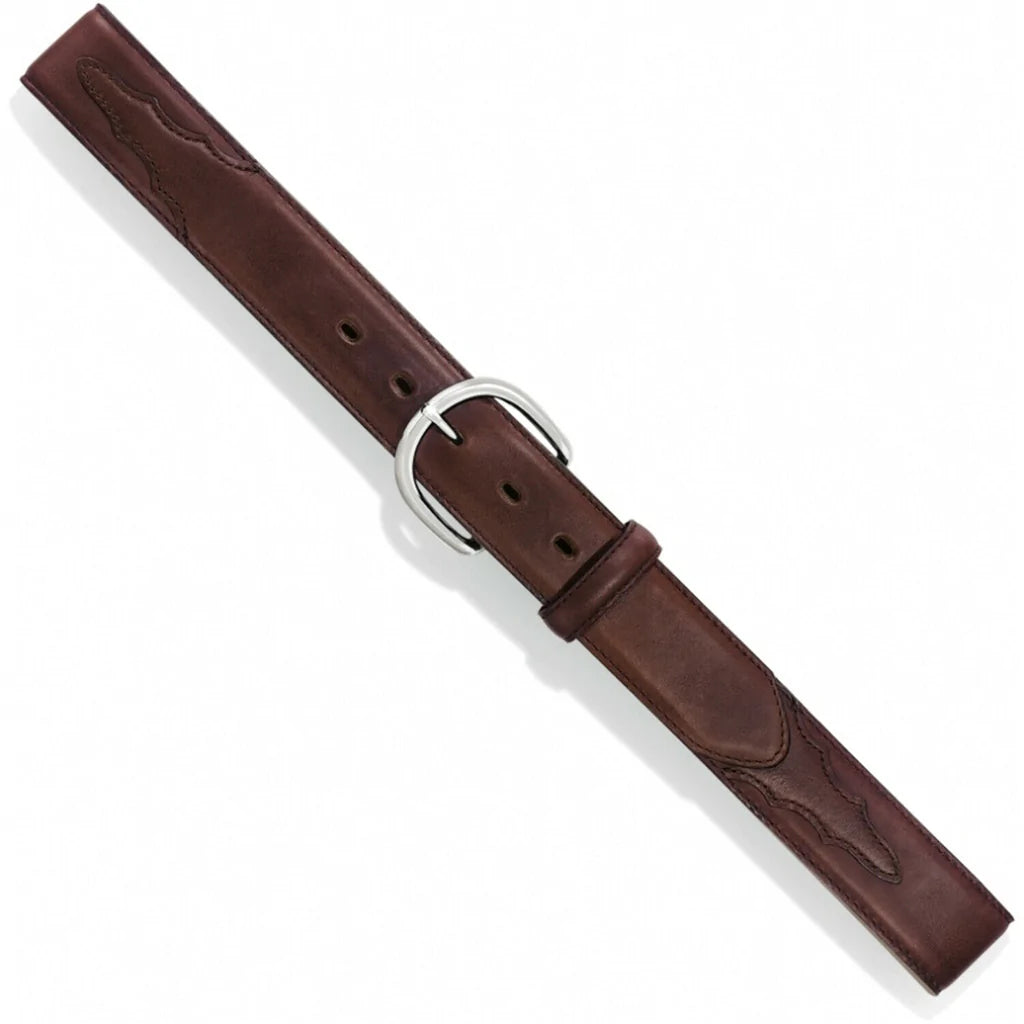Justin Men's Classic Western Brown Leather Belt 53717