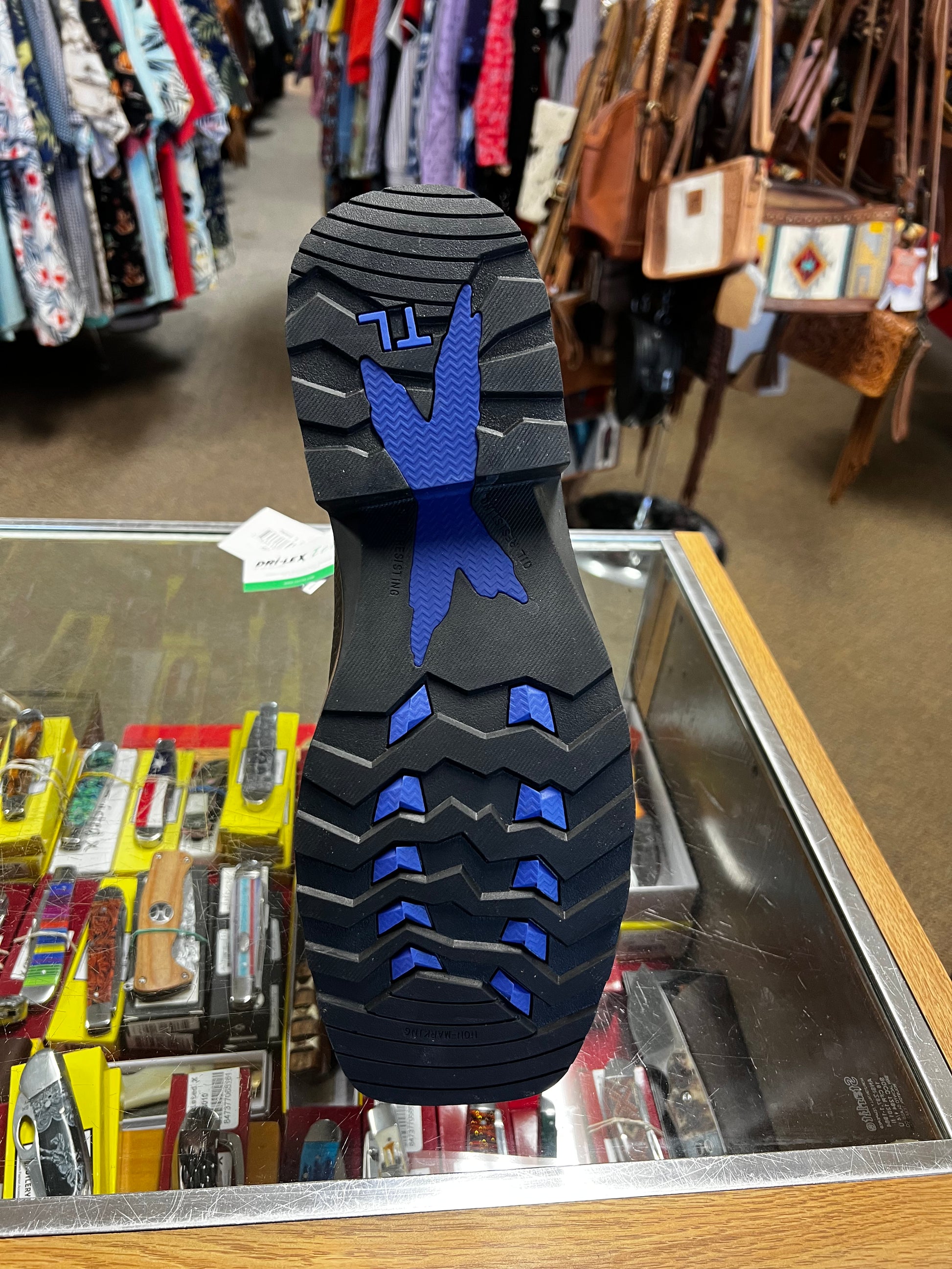 Tony Lama Anchor Hickory Water Buffalo Work Boot TW3415 Frost