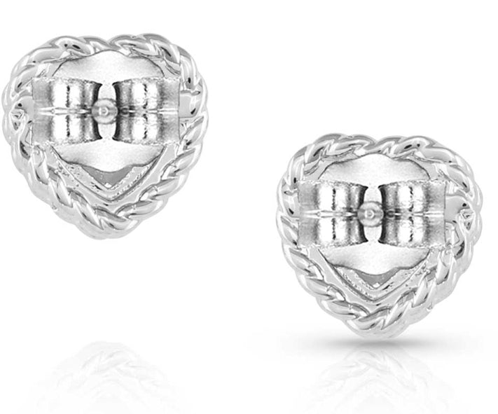 Crystal Heartstring Heart Earrings   9er5510)