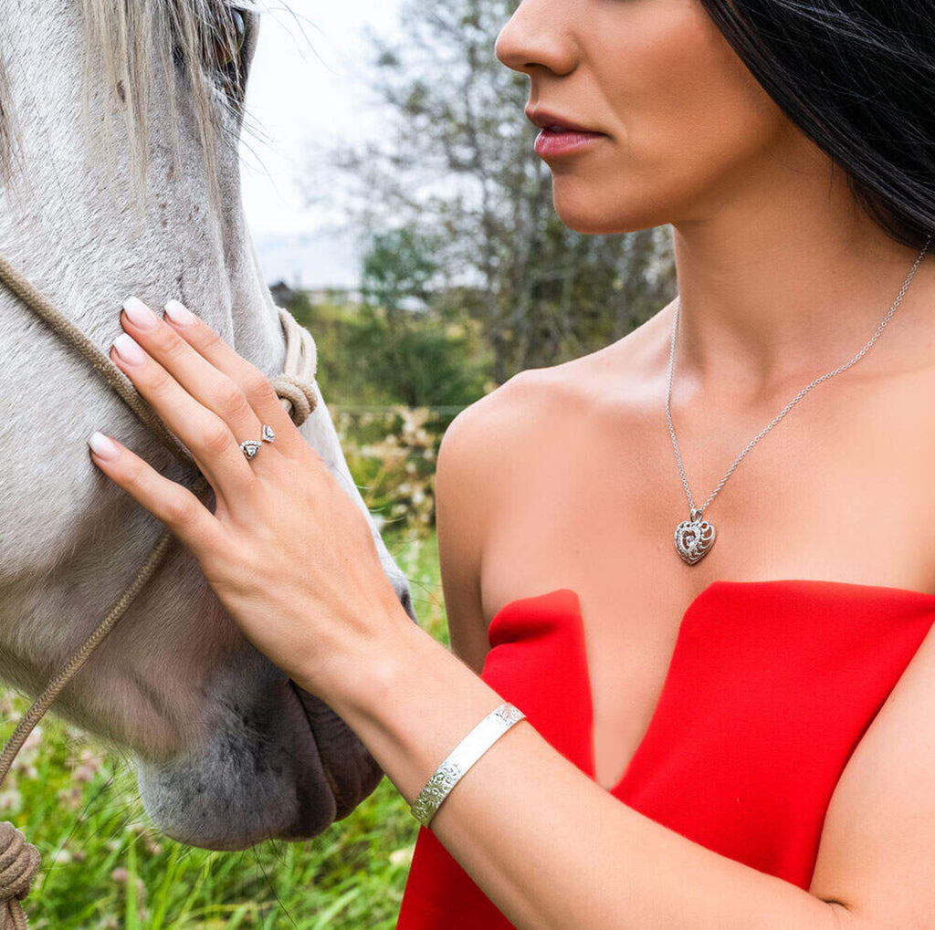 Montana Silversmiths Love Points To You Open Heart Ring