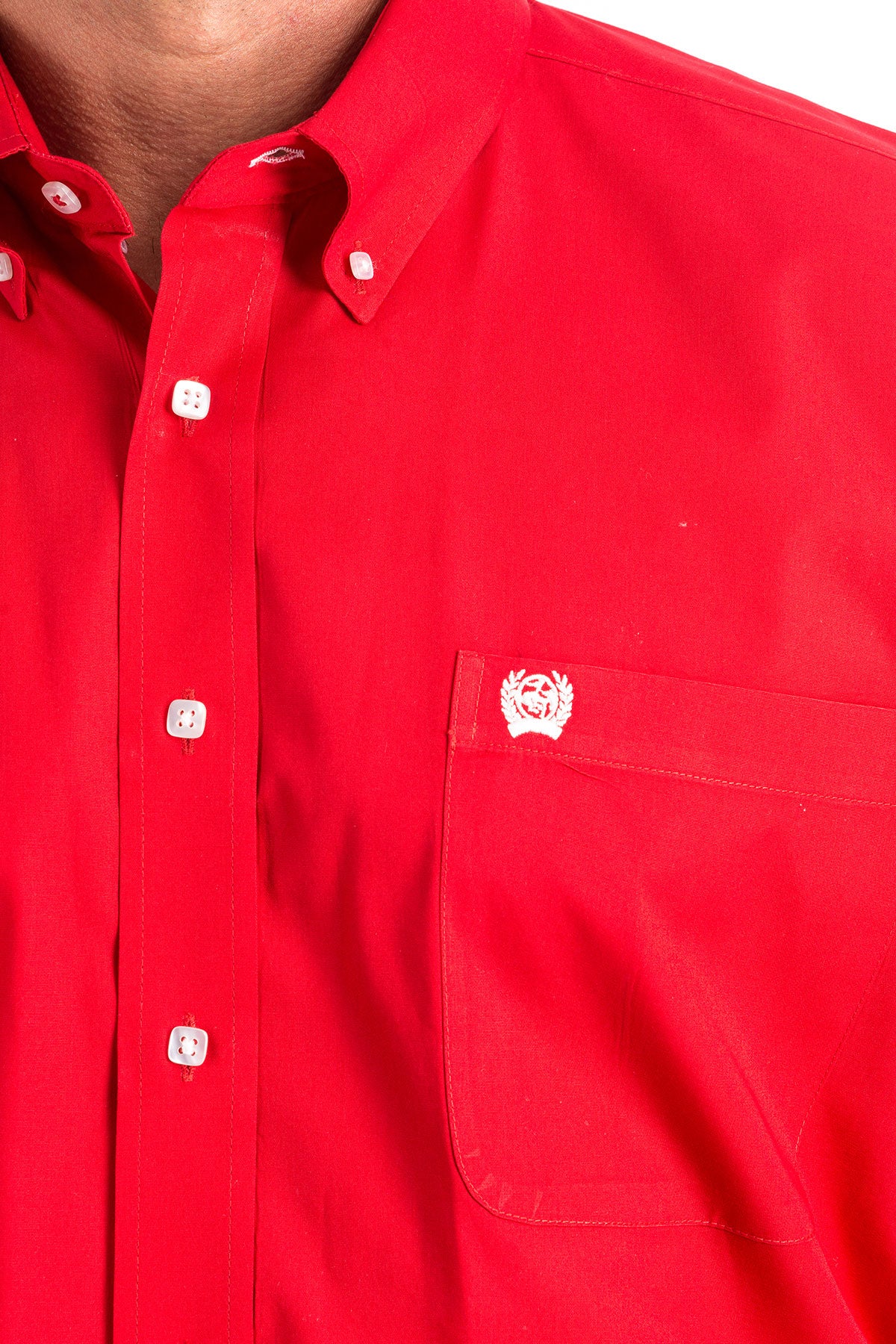 Cinch Men’s Solid Red Shirt