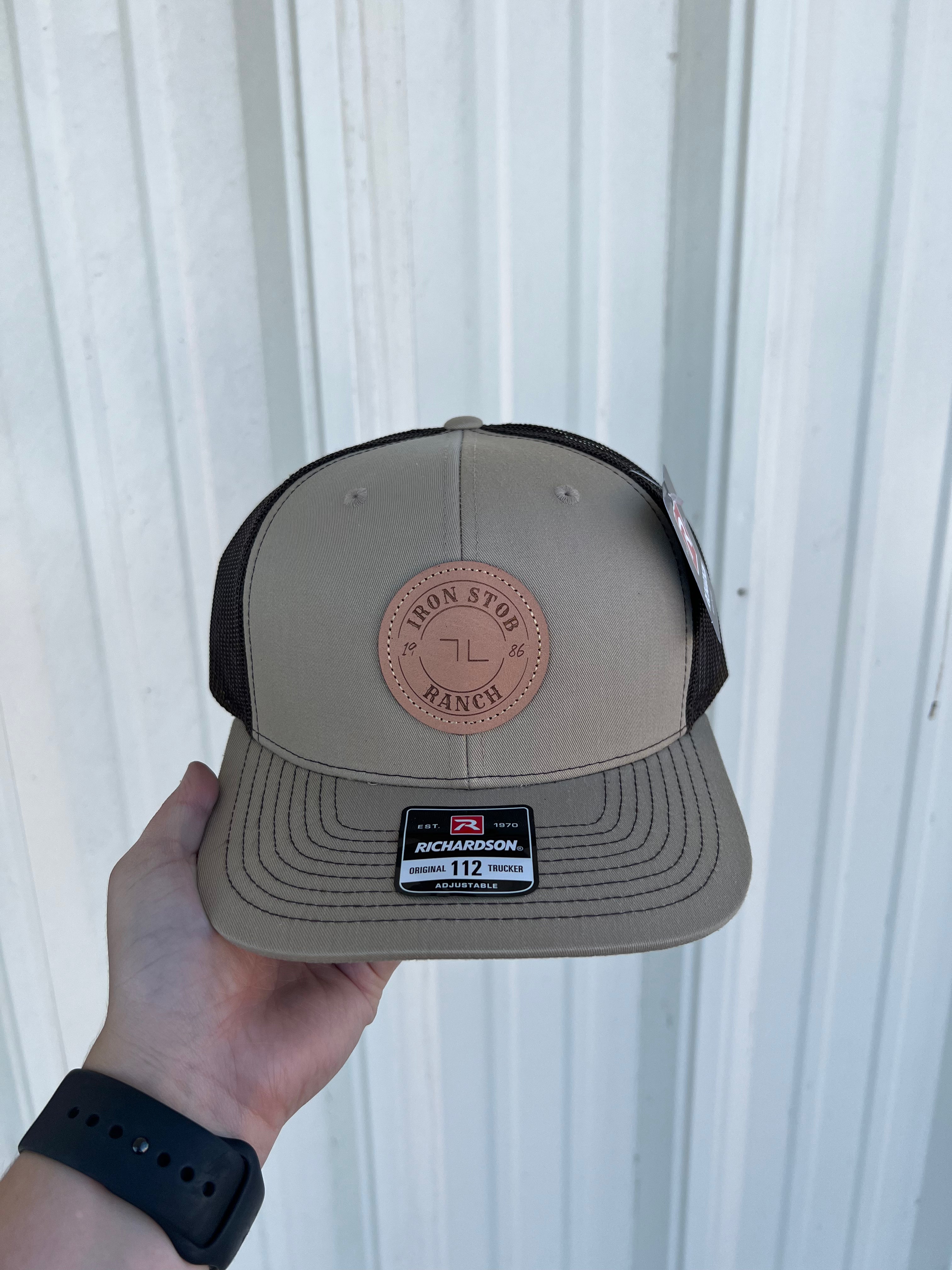 Iron Stob Ranch Leather Patch Cap