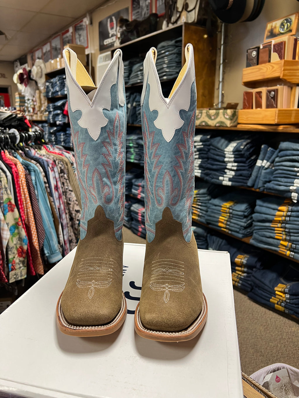 Anderson Bean Kids Coyote Sand Rough out Boots (7096)