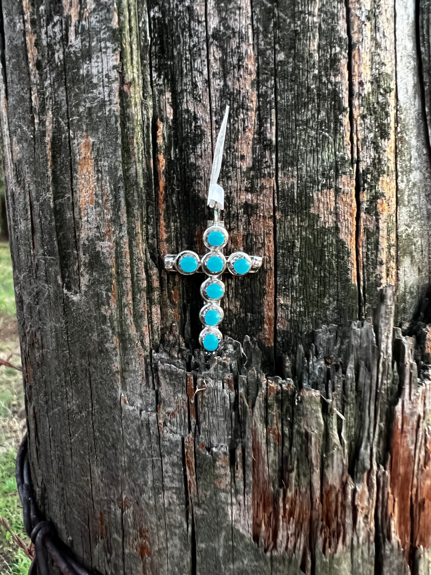 The Turquoise Cross Pendant