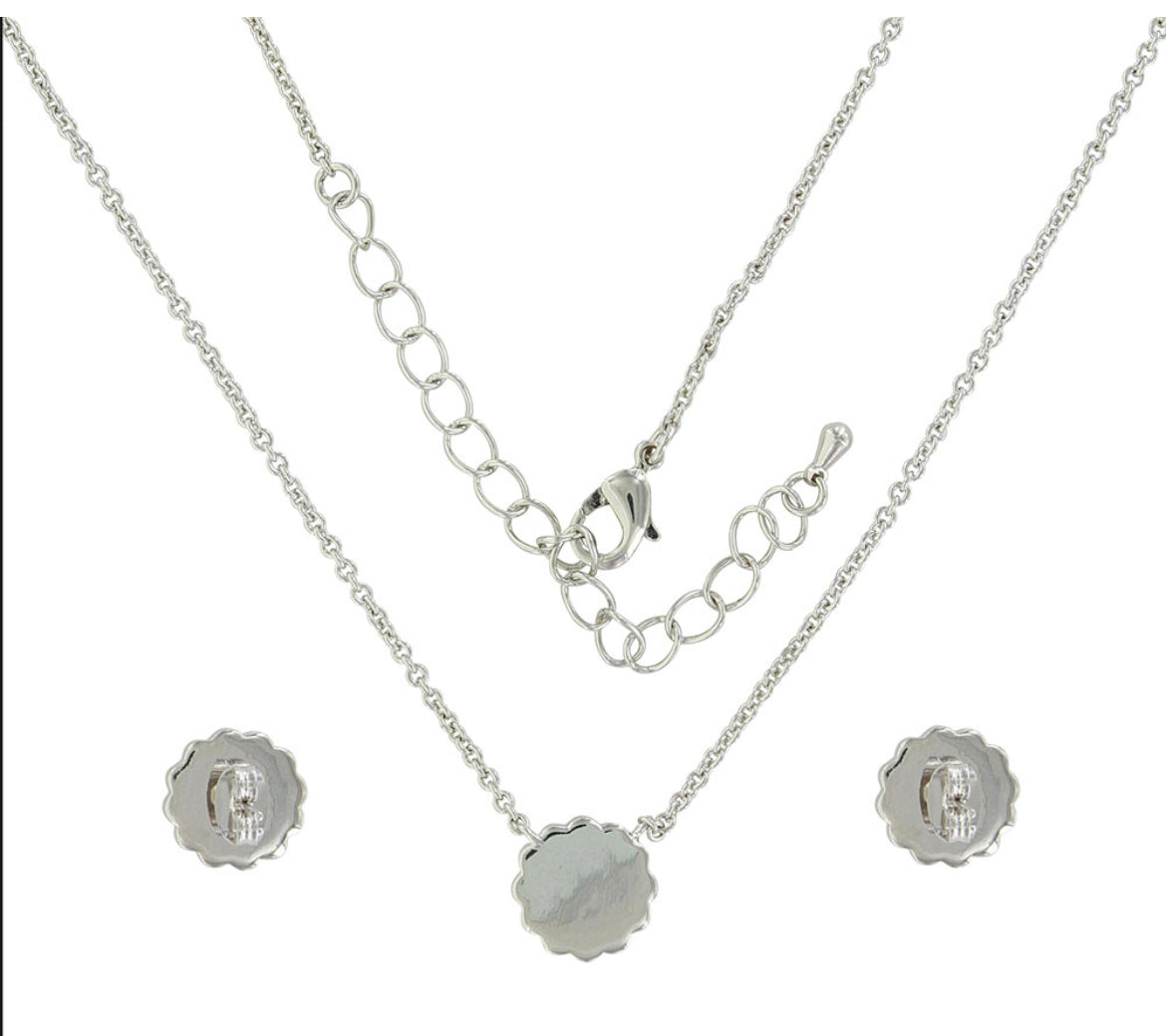 Montana Silversmiths Luminescent Button Jewelry Set