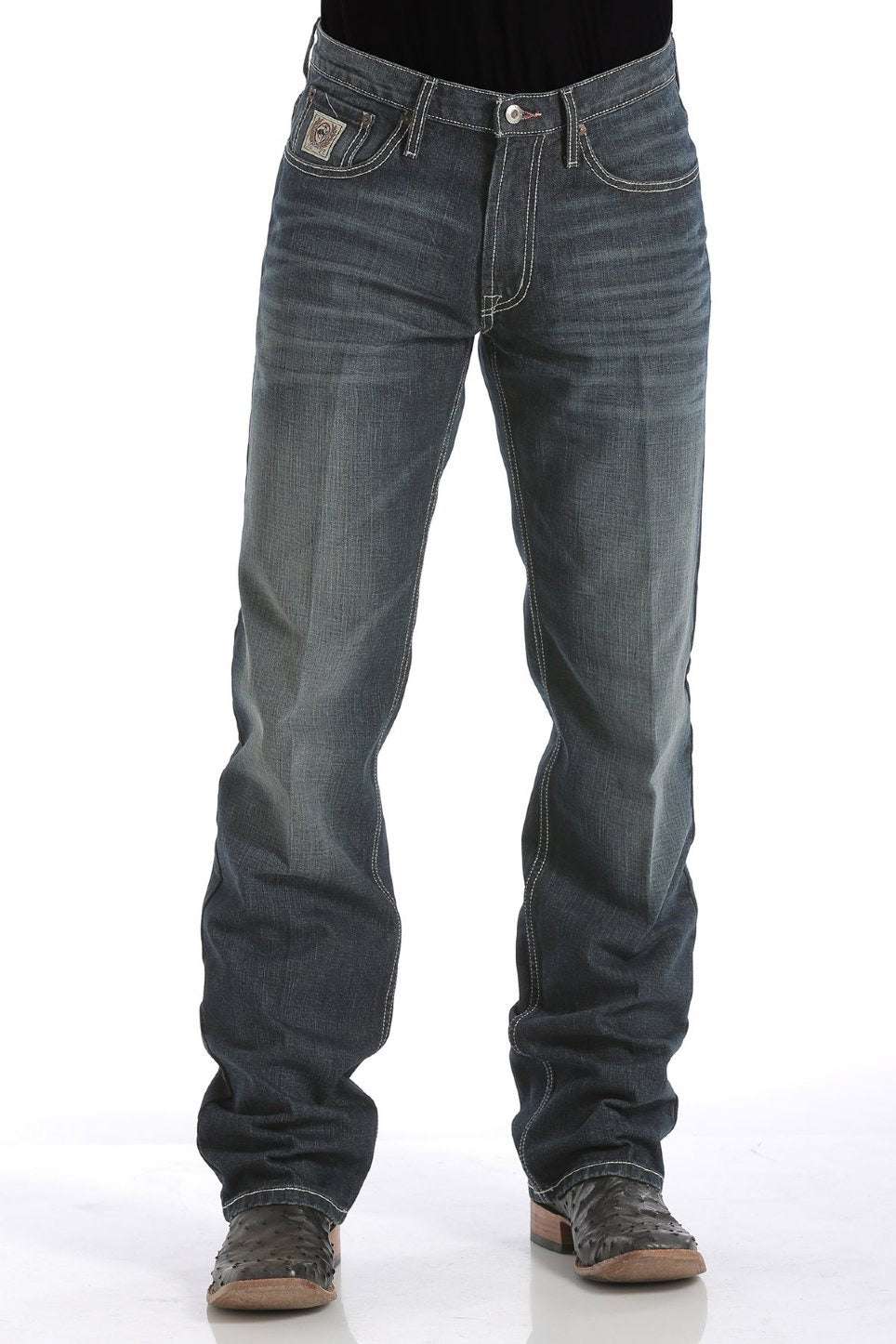 Cinch MEN'S RELAXED FIT WHITE LABEL - DARK STONEWASH (4019)