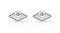 Montana Silversmiths Punch of Turquoise Rhombus Earrings (Er5127)