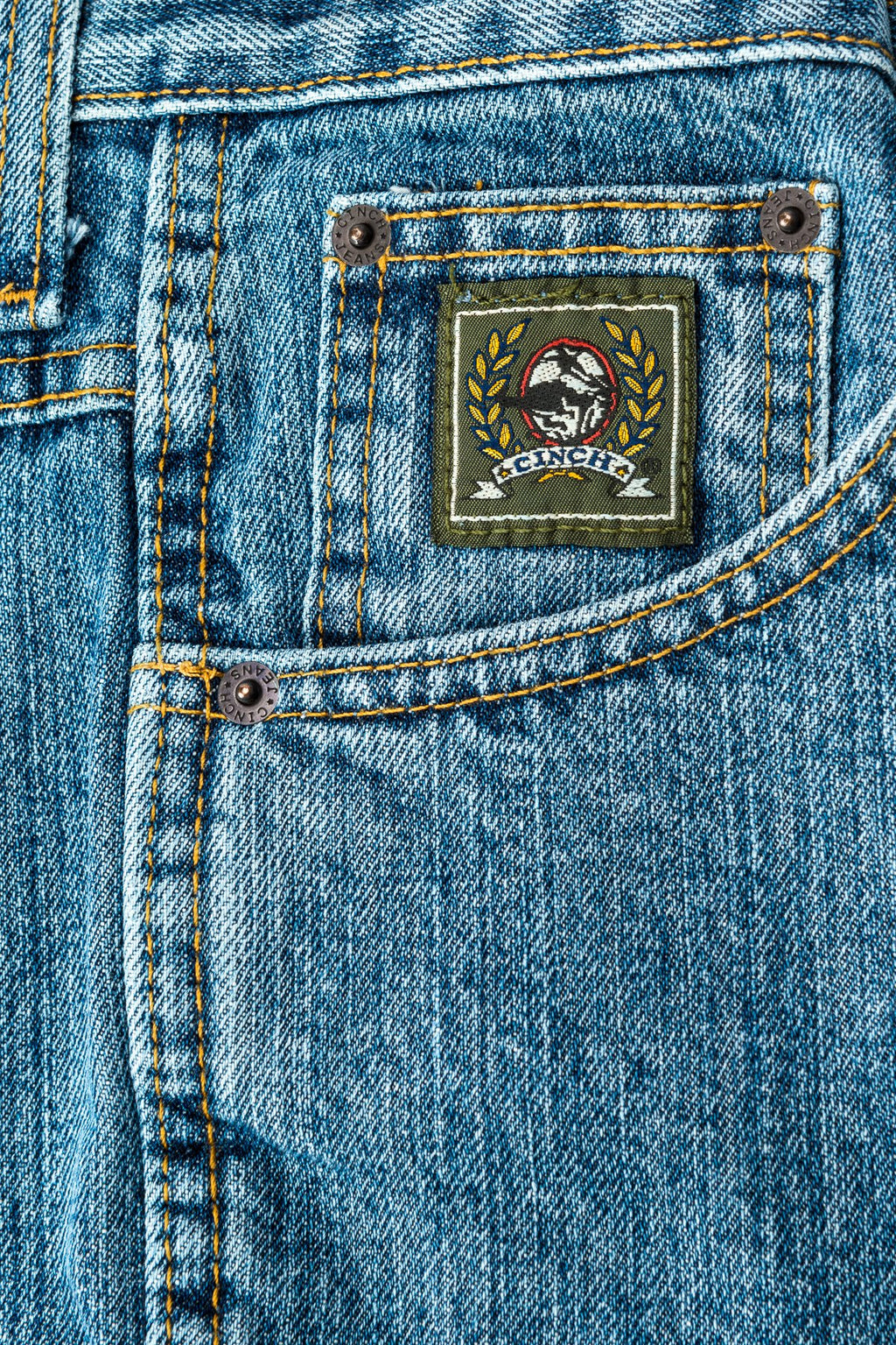 Cinch Men’s Relaxed Fit Green Label Jean- Medium Wash (0001)