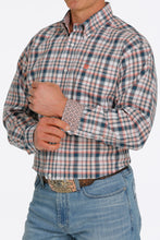 Load image into Gallery viewer, Cinch Men’s Coral Plaid shirt
